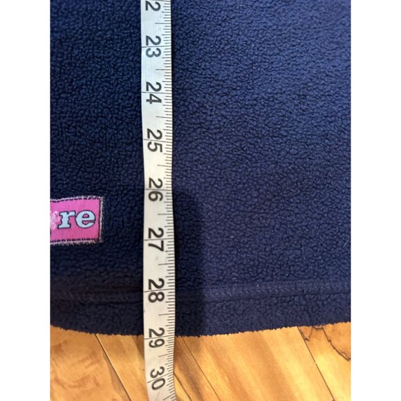 Vintage Disney Plus Pullover Fleece – Navy Blue Quarter Zip – Size 1X - Picture 7 of 8